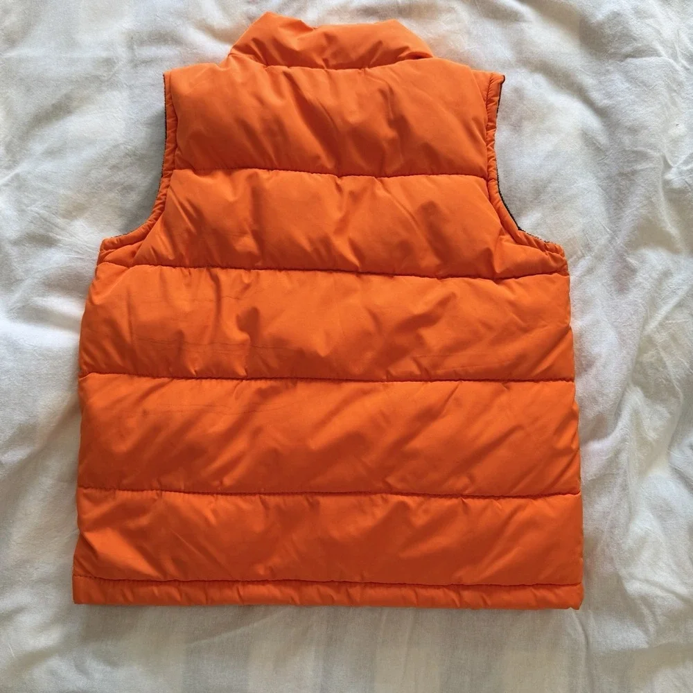Gymboree Orange Puffer Vest With Pockets Size 2T-3T. Boys. Unisex